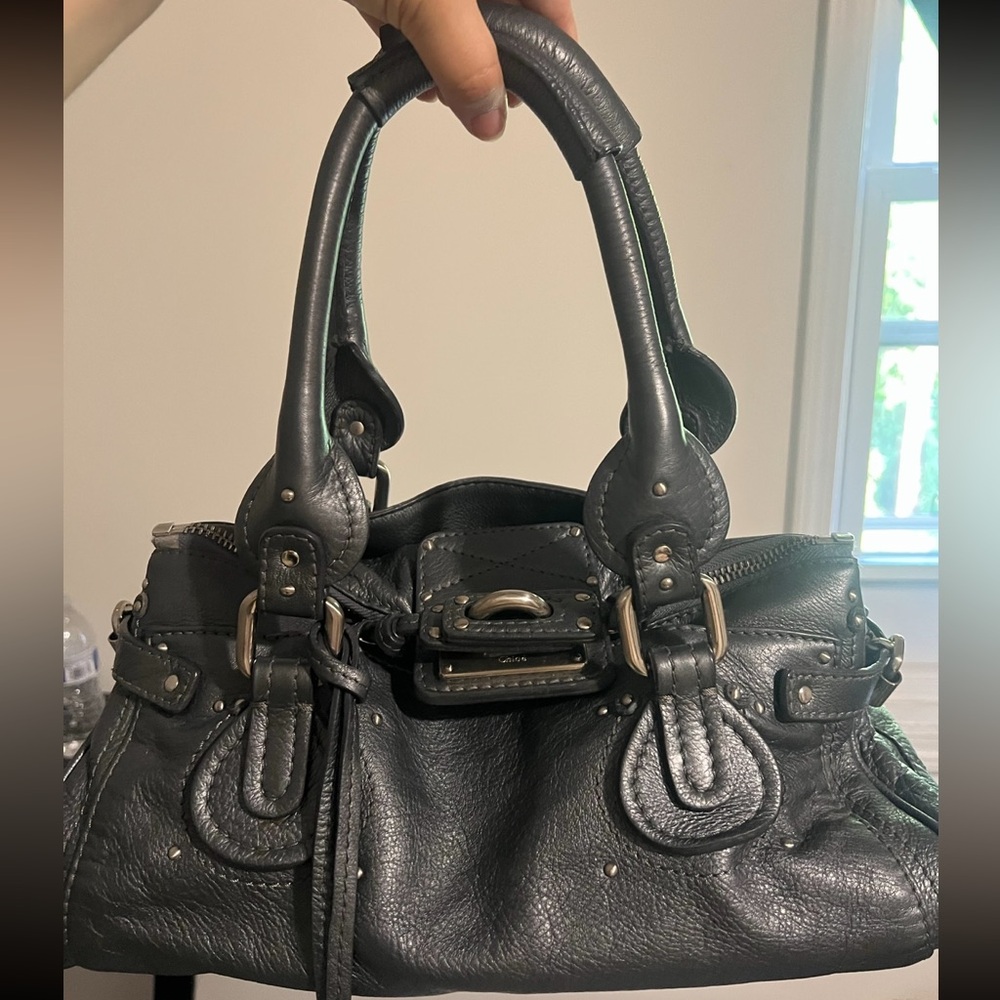 vintage gray Chloe paddington (no lock)